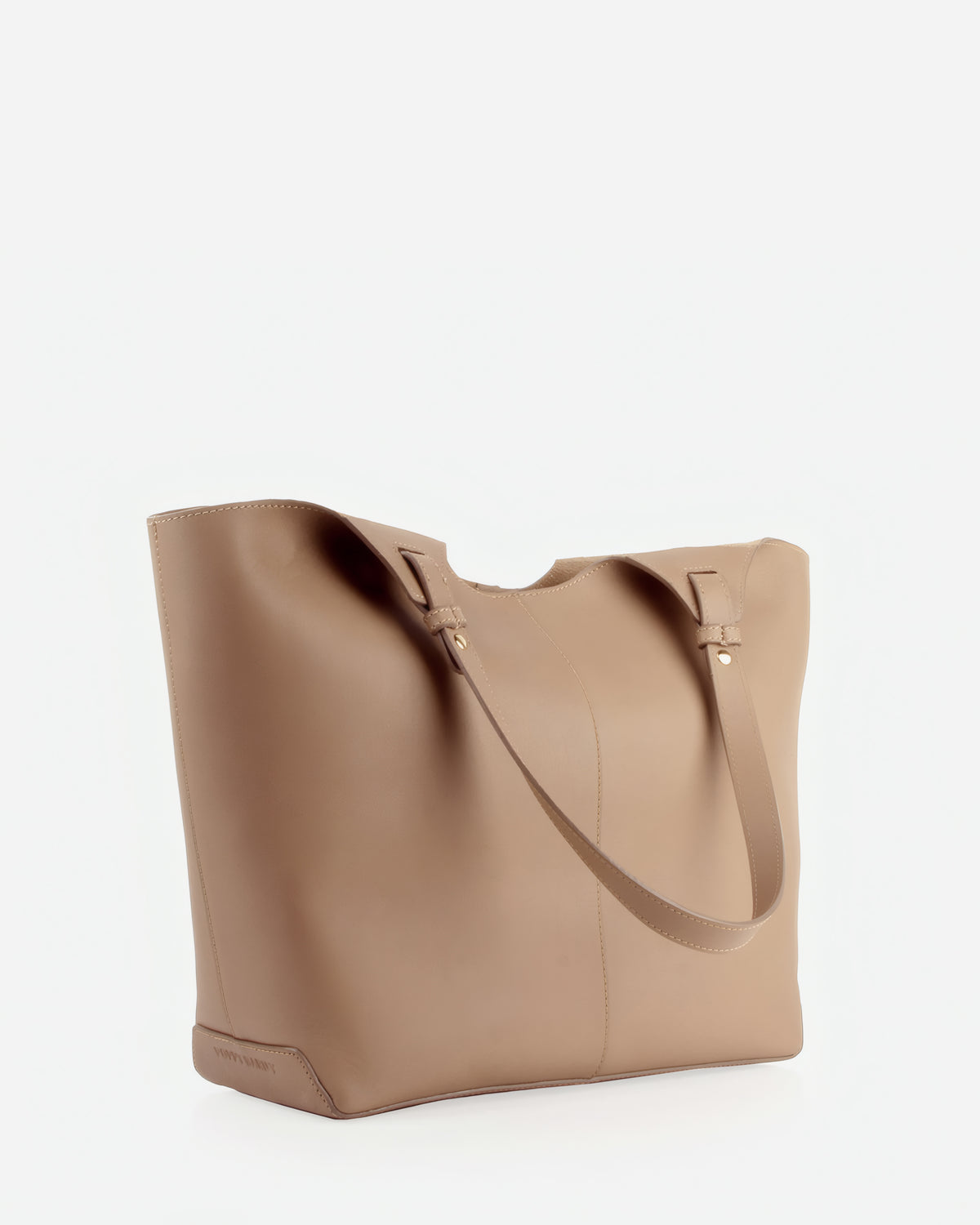 The Lisboa Tote + Laptop Sleeve Set Biscotti