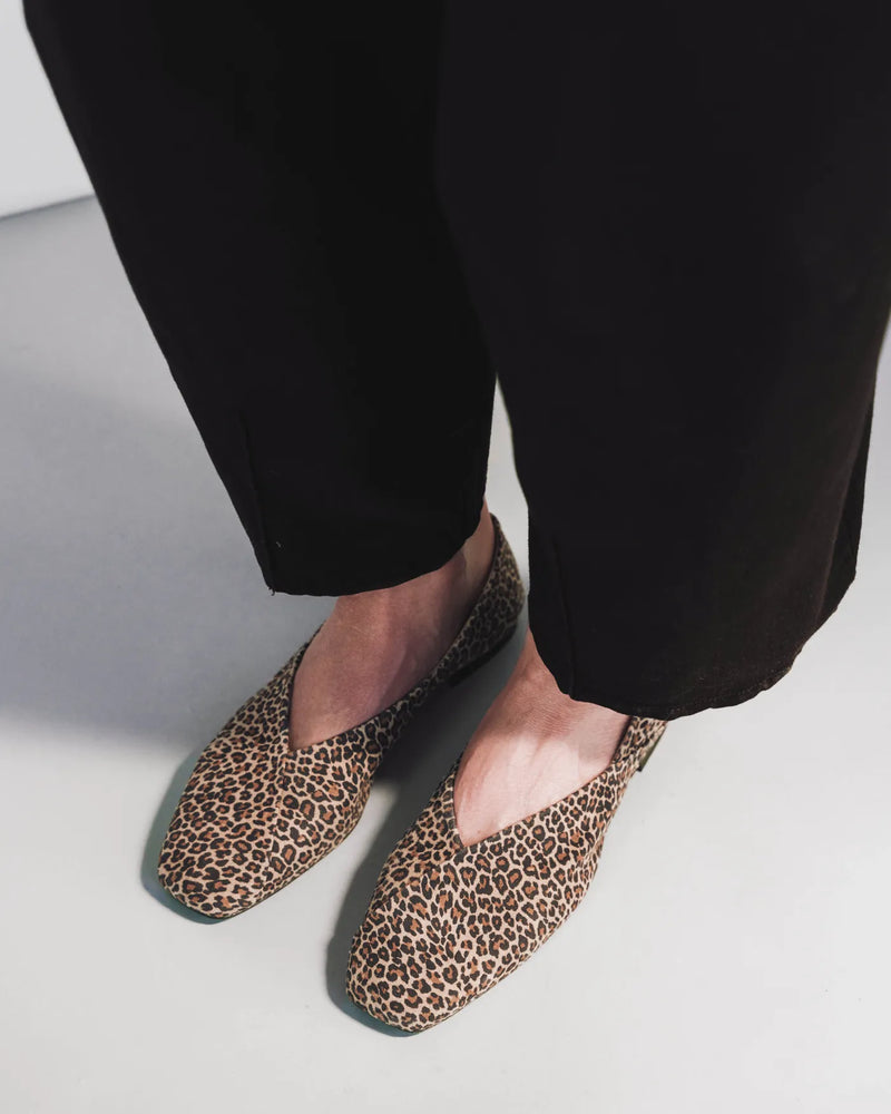 The Marché Flat Micro Leopard