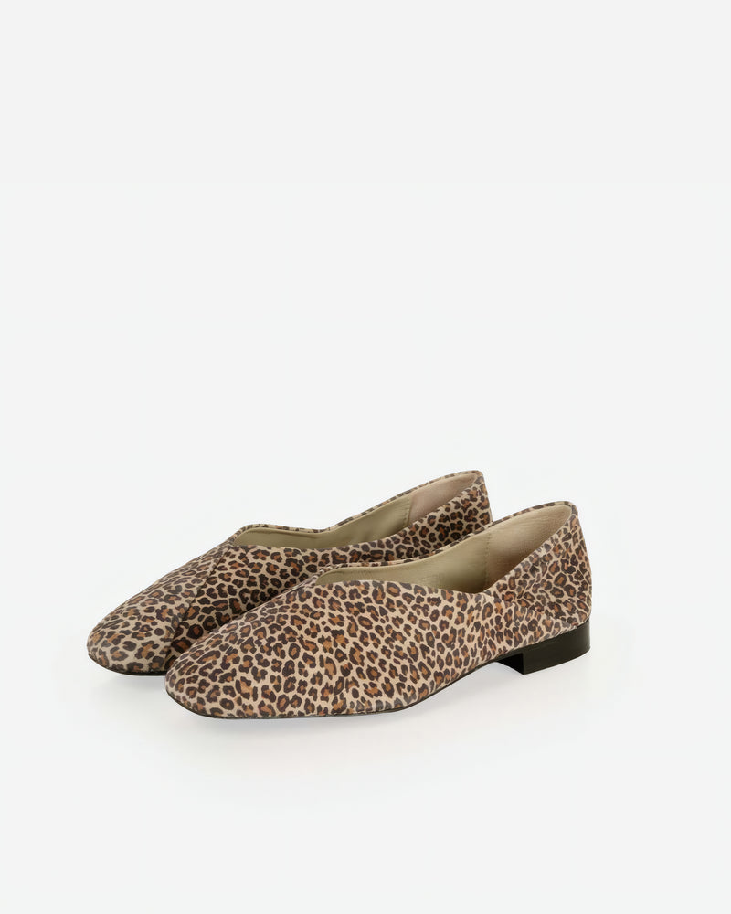 The Marché Flat Micro Leopard