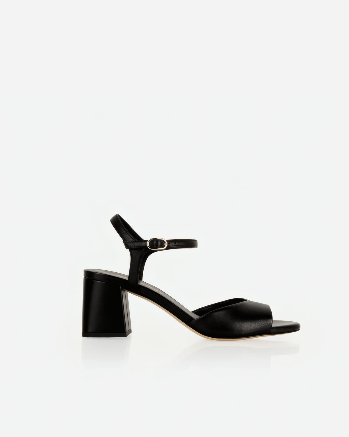 The Mila Heeled Sandal Black