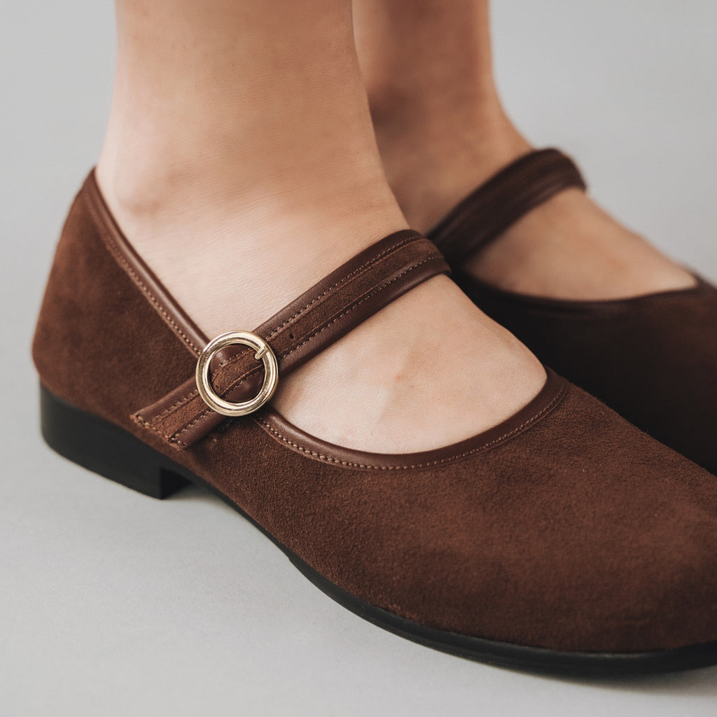 The Modern-Day Mary Jane French Press Suede
