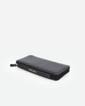 The Six Person Family Passport Holder Black Micro Pebble