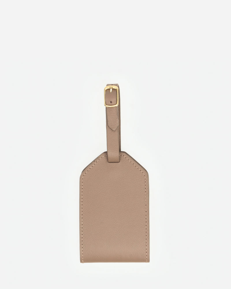 The Six Person Passport holder & Slim Luggage Tag Set Biscotti