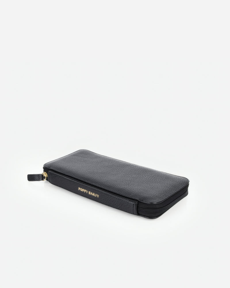 The Six Person Passport holder & Slim Luggage Tag Set Black