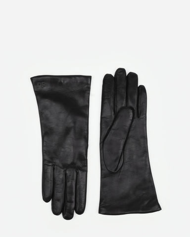 The Sleek Leather Glove Black