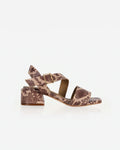 The Soirée Heeled Sandal Desert Snake