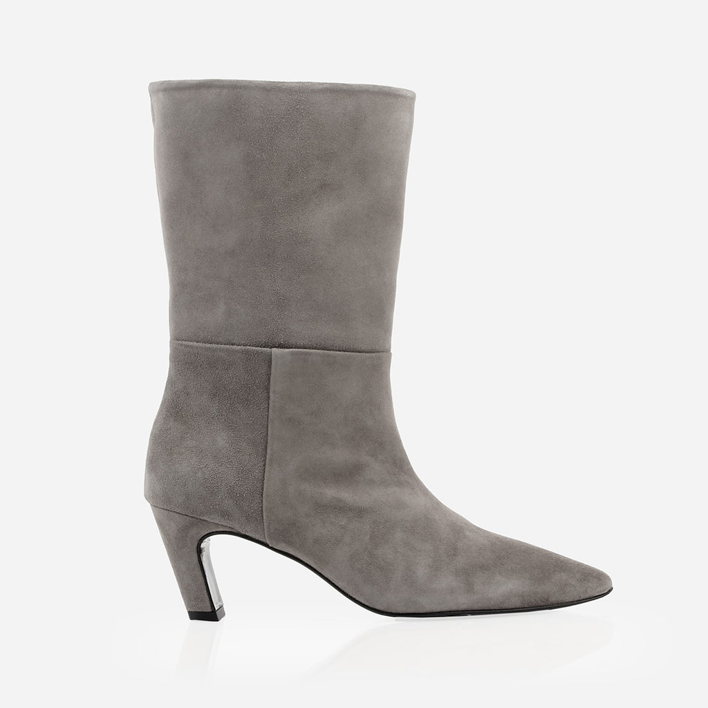 The Toujours Midi Boot Slate Grey Suede