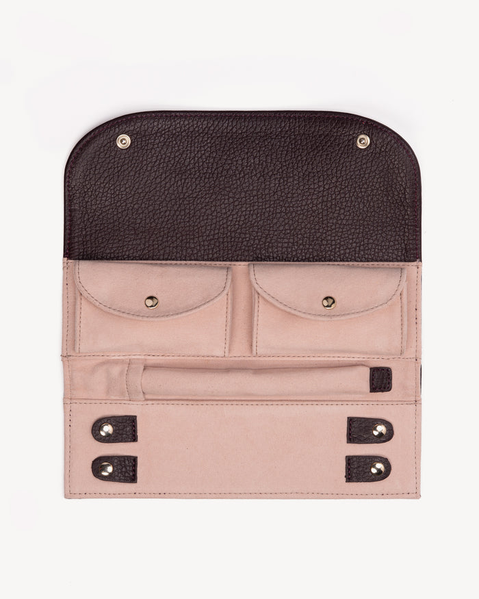 The Travel Jewelry Case Plum