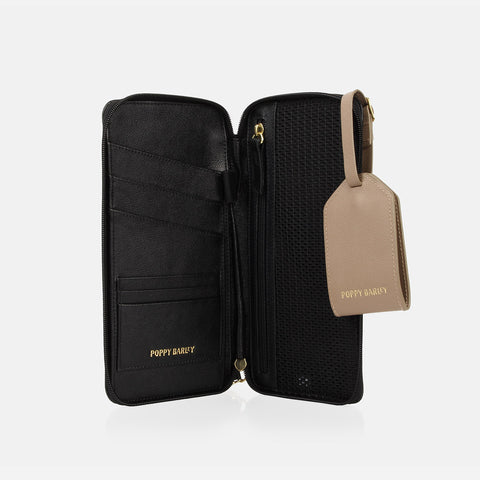 The Flying Solo Passport Holder + Slim Luggage Tag Set