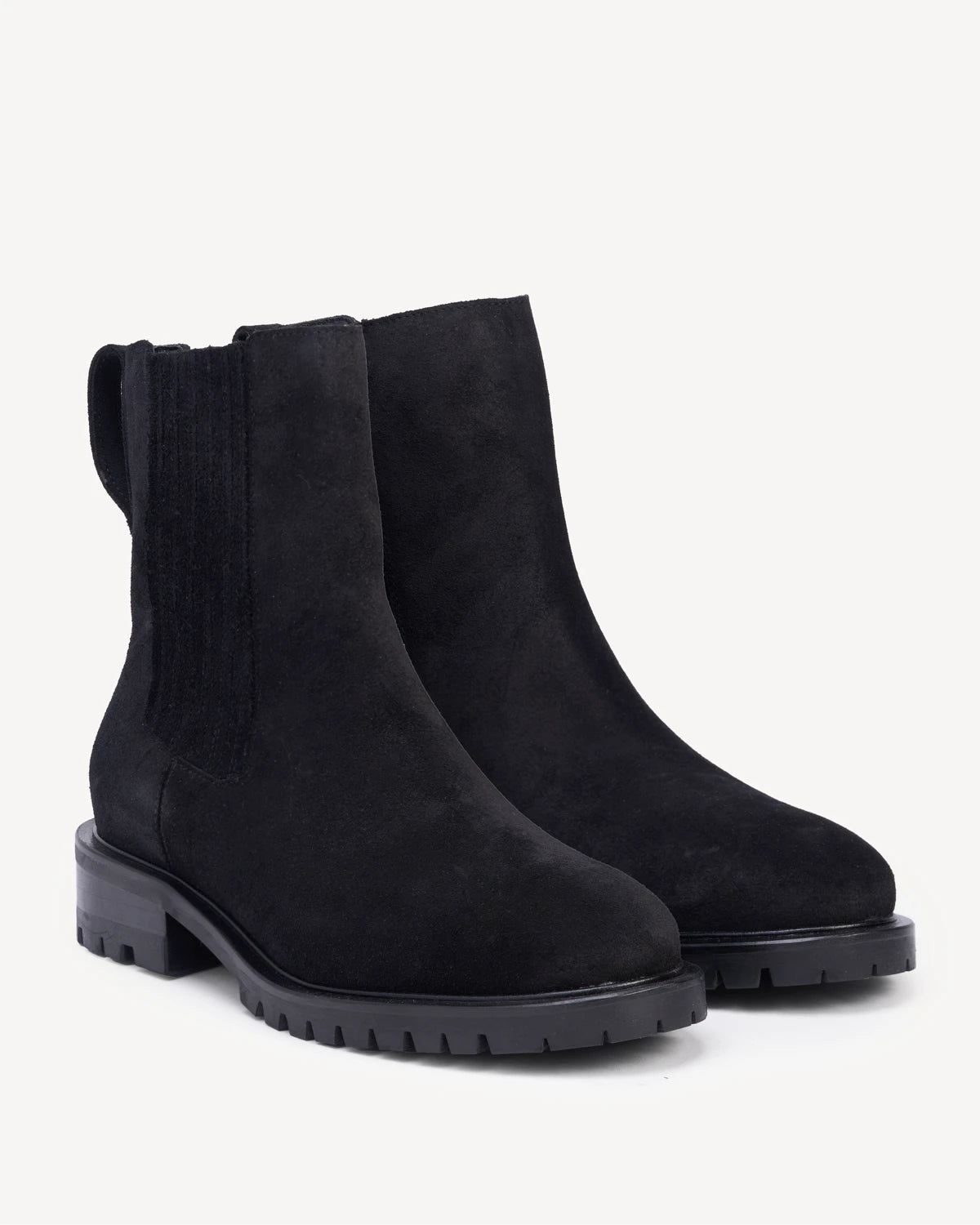 The Trestle Boot Black Water Resistant Suede