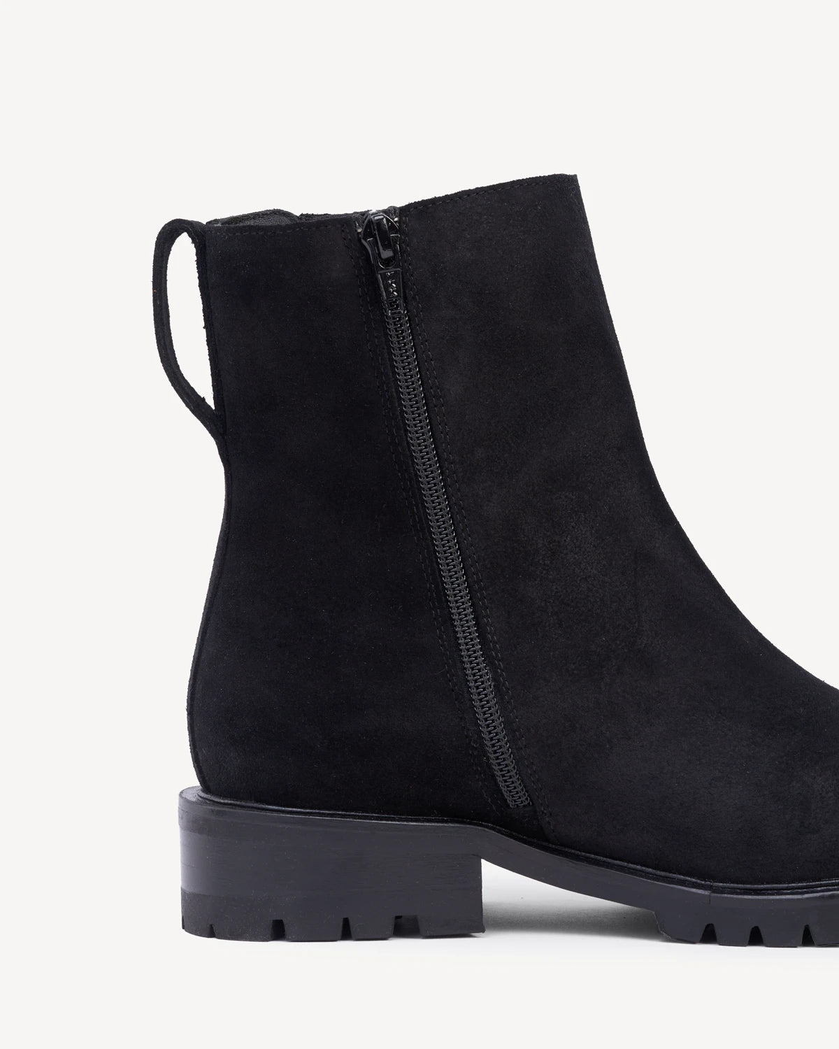 The Trestle Boot Black Water Resistant Suede