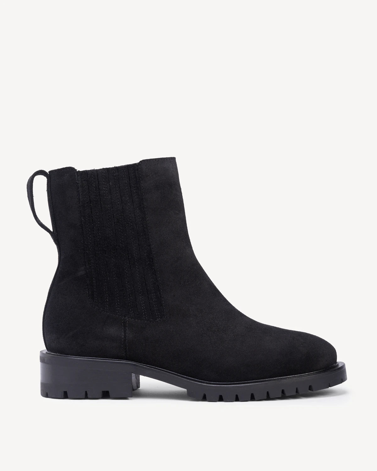 The Trestle Boot Black Water Resistant Suede