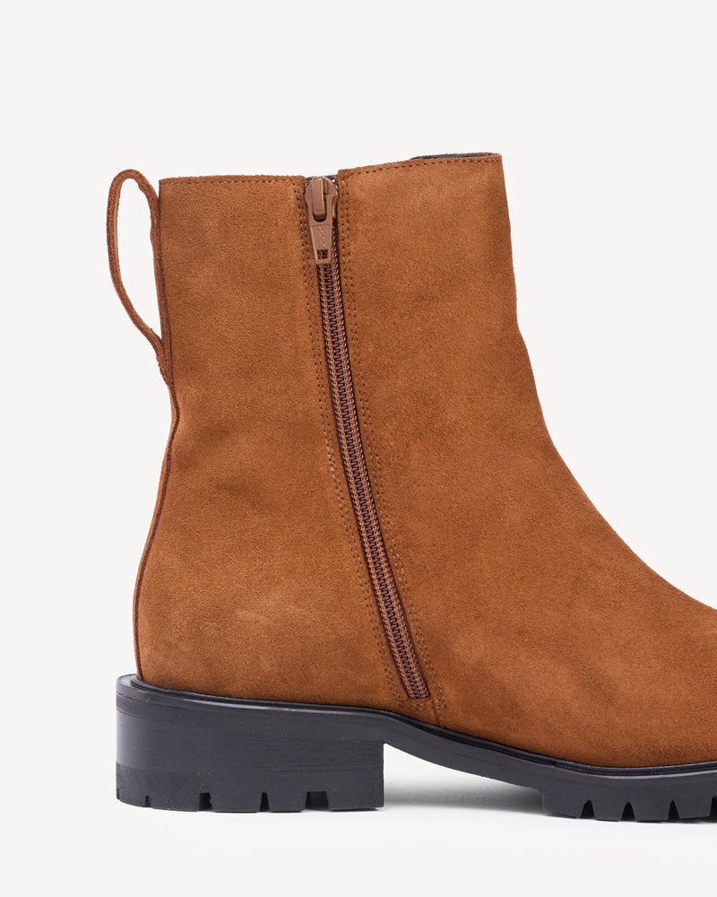 The Trestle Boot Brown Sugar Water Resistant Suede
