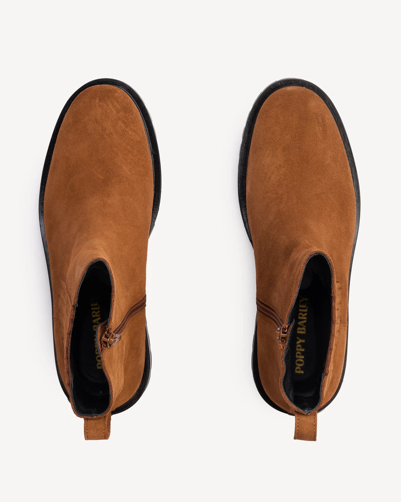 The Trestle Boot Brown Sugar Water Resistant Suede