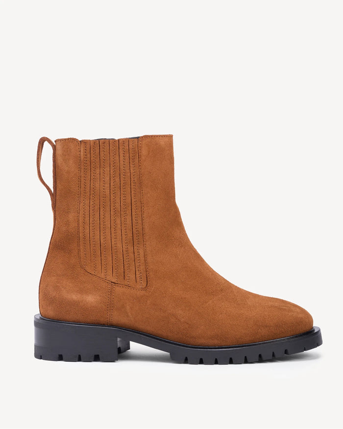 The Trestle Boot Brown Sugar Water Resistant Suede
