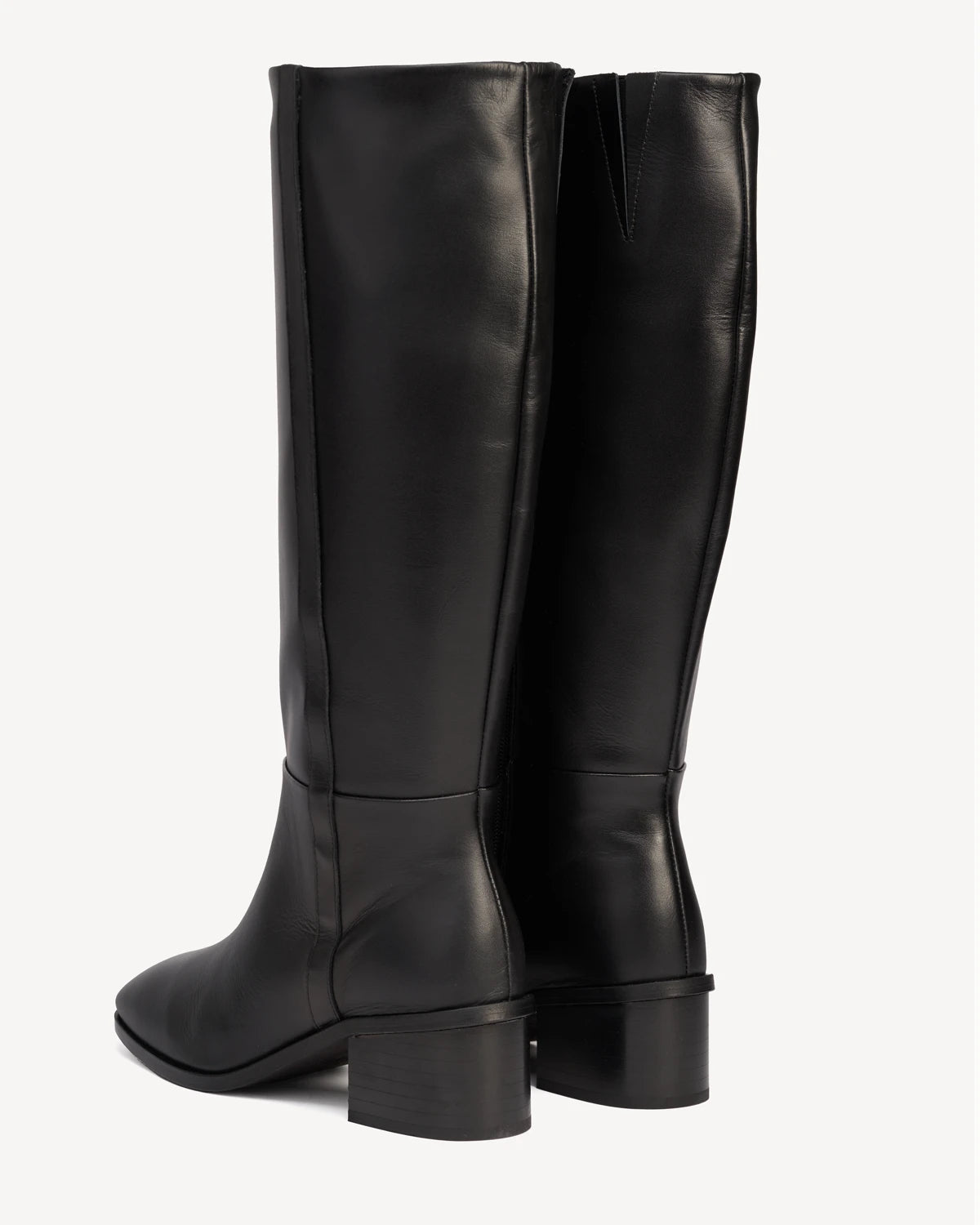 The Twiggy Tall Boot Black