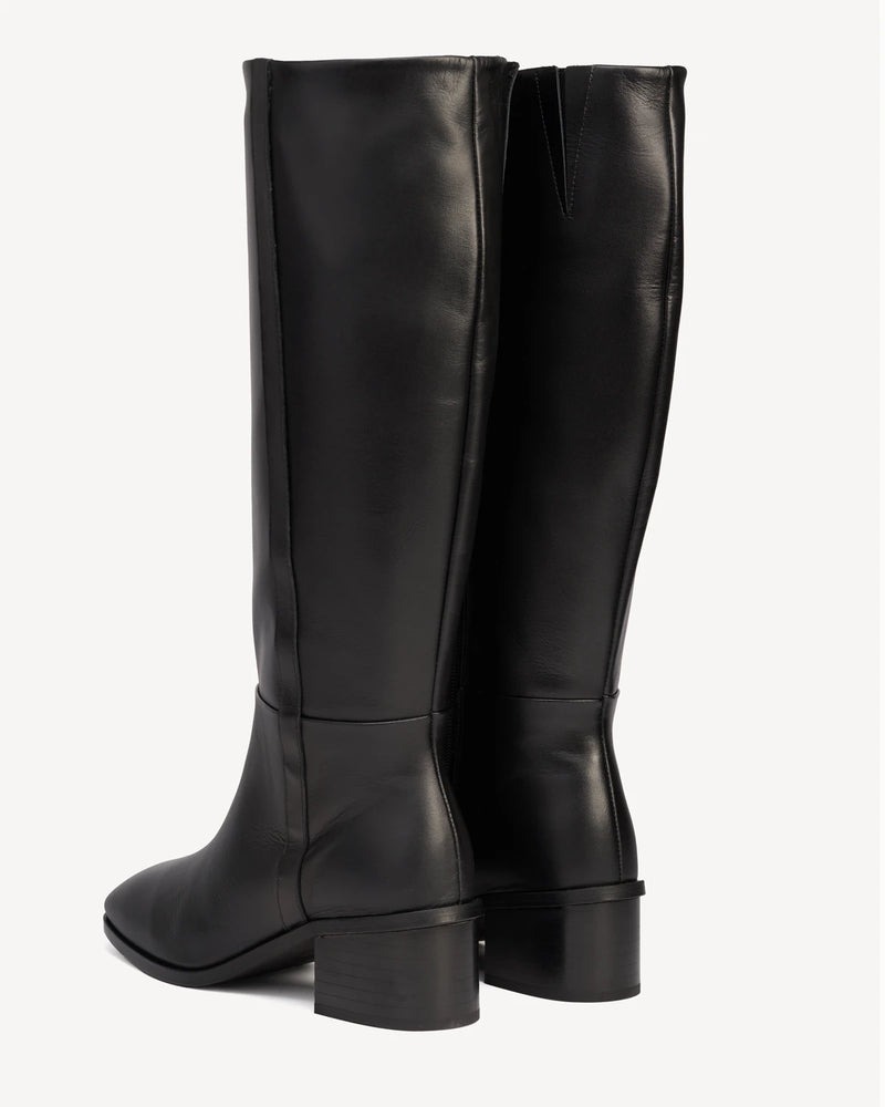The Twiggy Tall Boot Black