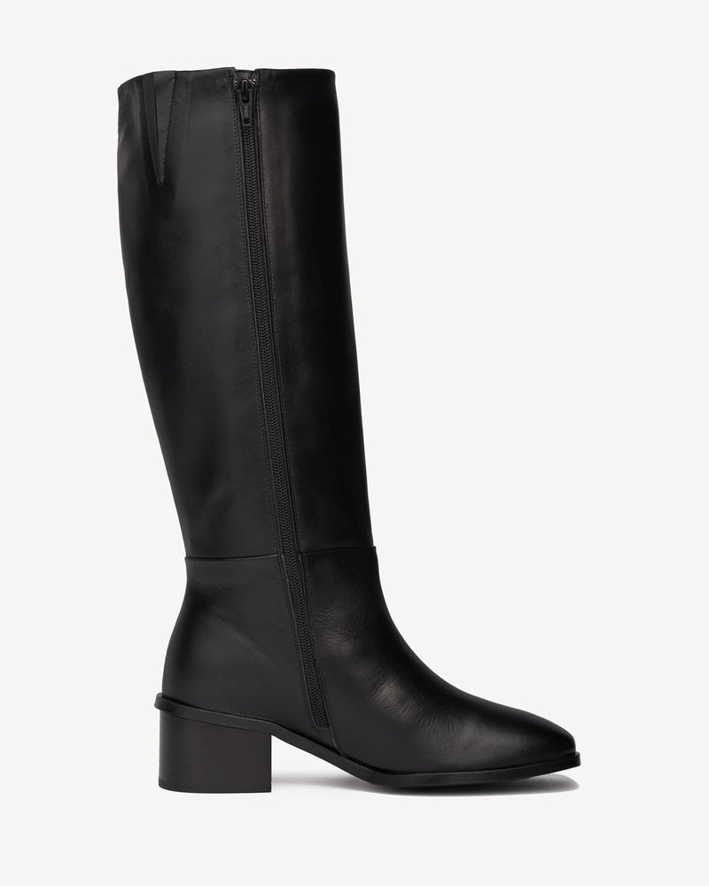 The Twiggy Tall Boot Black