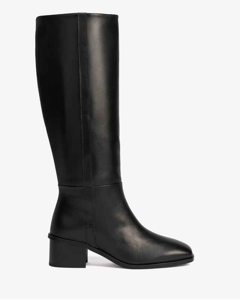 The Twiggy Tall Boot Black
