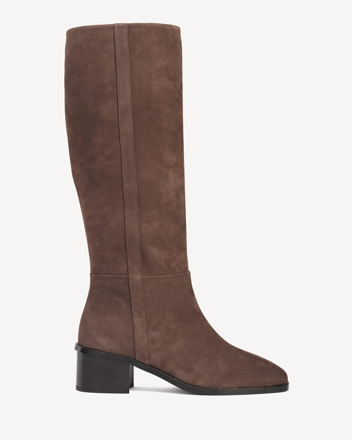 The Twiggy Tall Boot Chestnut Nubuck
