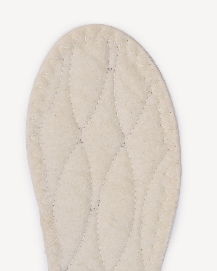 White Wool Winter Insoles