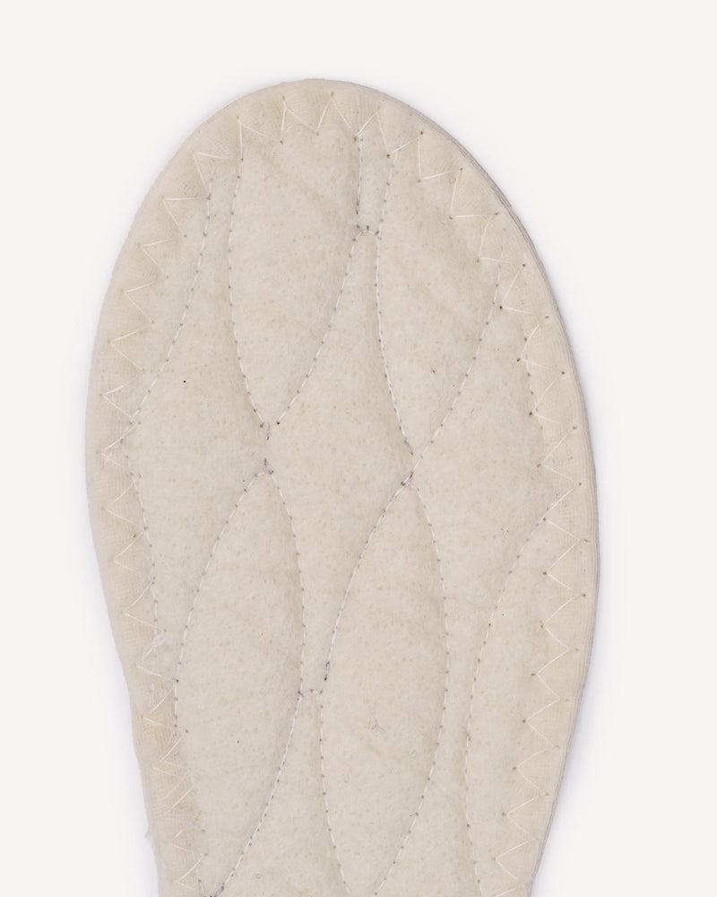 White Wool Winter Insoles