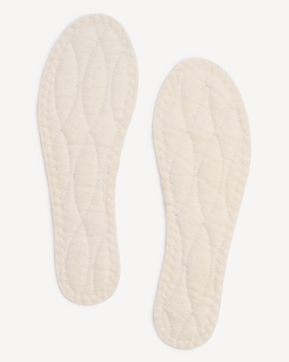 White Wool Winter Insoles