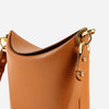The Fold-Top Bucket Bag Caramel