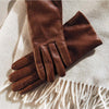 The Sleek Leather Glove Chestnut