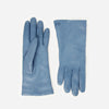 The Sleek Leather Glove Steel Blue