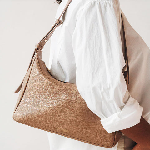 The Tres Chic Bag Biscotti Pebble