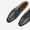 The Vancouver Chukka - black calf leather chukka boots with natural sole - Poppy Barley